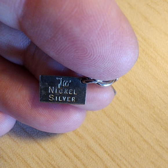 Wyoming Charm Bracelet Western Themed Nickel & Sterling Silver Charms Cowboy - Picture 8 of 12